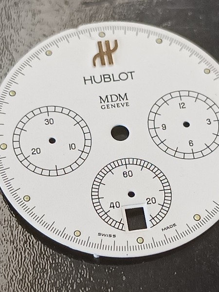 Hublot 1620.2 Chronograph Dial. Frederic Piguet 1270.