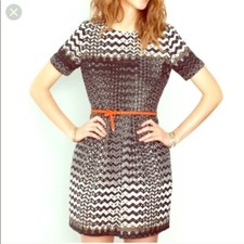 Madewell Songbird Chevron dress size 2 Small