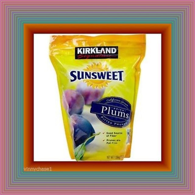 Kirkland 56 oz Sunsweet Dried Plums Pitted Prunes Fiber KOSHER FAT FREE