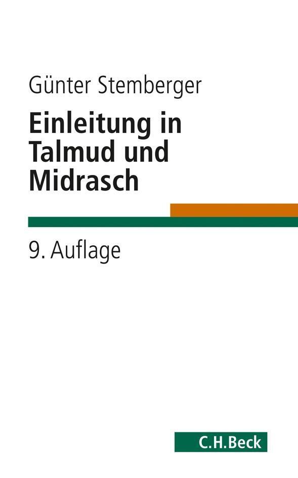 Einleitung In Talmud Und Midrasch Günther Stemberger