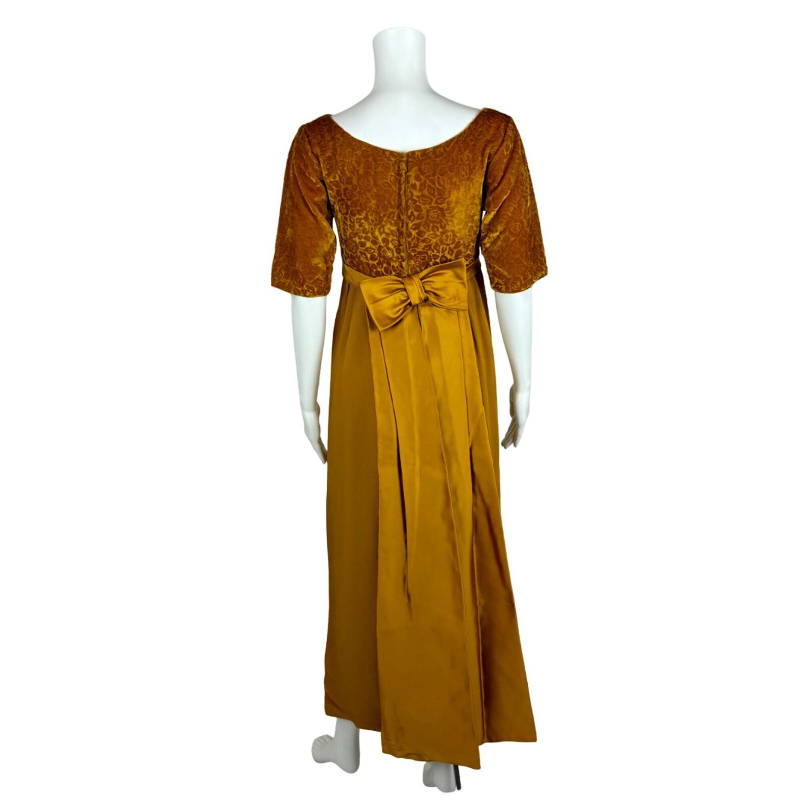 Vintage 60s Formal Dress Women's Extra Small Must… - image 7