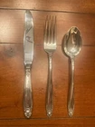 CLEAN 3 PC INTERNATIONAL SILVER PRELUDE STERLING SILVER CHILD YOUTH SET