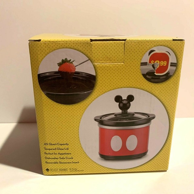 DISNEY MICKEY MOUSE .65 QUART *MINI* MINIATURE CROCK POT BRAND
