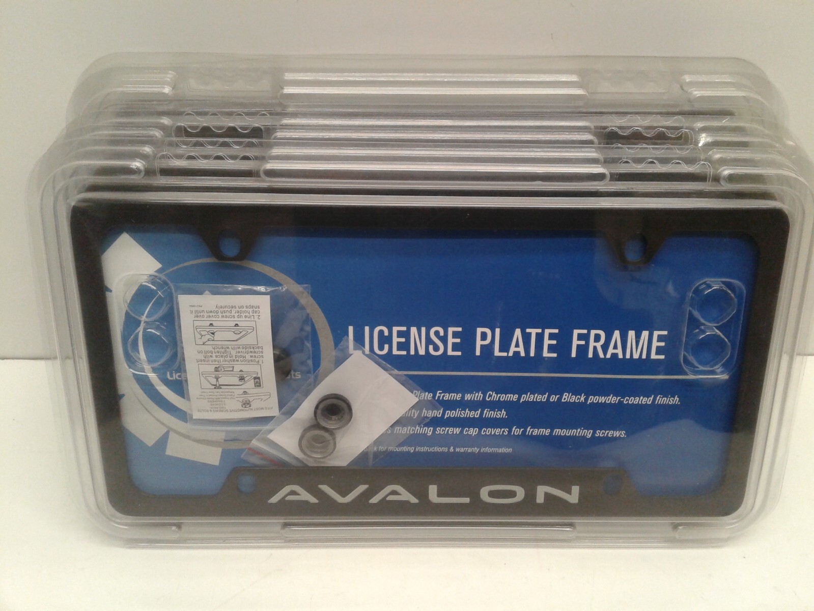 Metal Toyota Avelon License Plate Trim Ring Frame Cover eBay