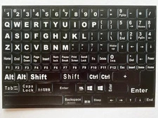 ✅ REPLACEMENT ENGLISH US KEYBOARD STICKER KEY FOR COMPUTER LAPTOP ✅