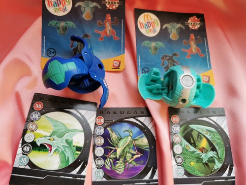 Bakugan Kugel + 3 Battle Brawlers Happy Meal MC Donalds + Begleitblatt 2011 - Bild 7 von 8