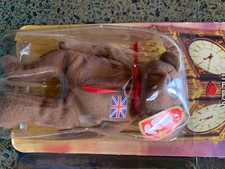 Ty McDonalds Teenie Beanie 1999 Britannia  Glory The Bear WITH ERRORS RARE  