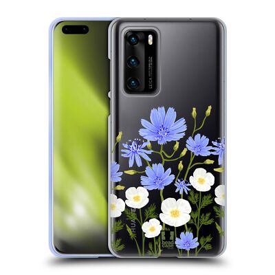 HEAD CASE DESIGNS ROSES AND WILDFLOWERS SOFT GEL CASE FOR HUAWEI PHONES 4