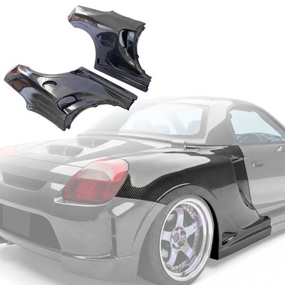 ModeloDrive Carbon Fiber APBR Wide Body 45mm Fenders (rear) MRS