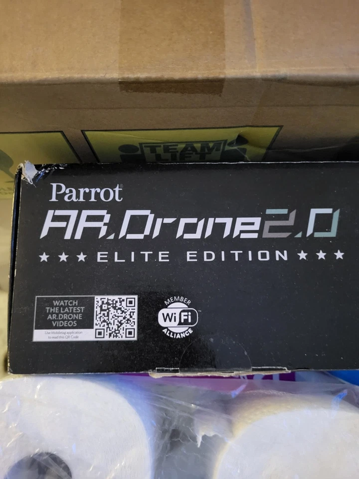 Parrot AR Drone 2.0 - Elite Edition Quadcopter Indoor Outdoor Drone, Jungle Used - Image 2 of 4
