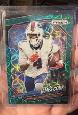 2025 Panini Prizm - James Cook #27 Green Scope Prizm 🔥#34/75🔥