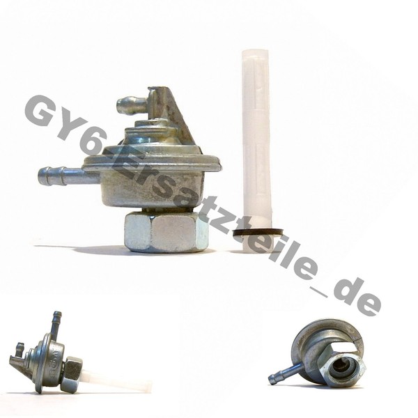 Benzinhahn Kraftstoffhahn Unterdruck M16X1,5 Passend FÜR 4T Roller Kymco Sym GY6-image