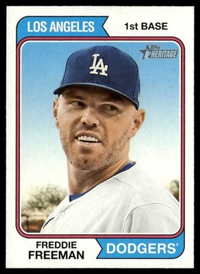 2023 Topps Heritage Freddie Freeman Los Angeles Dodgers #377