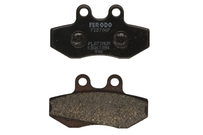 Fits FERODO FDB706P Brake pads FDB706P  platinum, intended use route fits APRIL