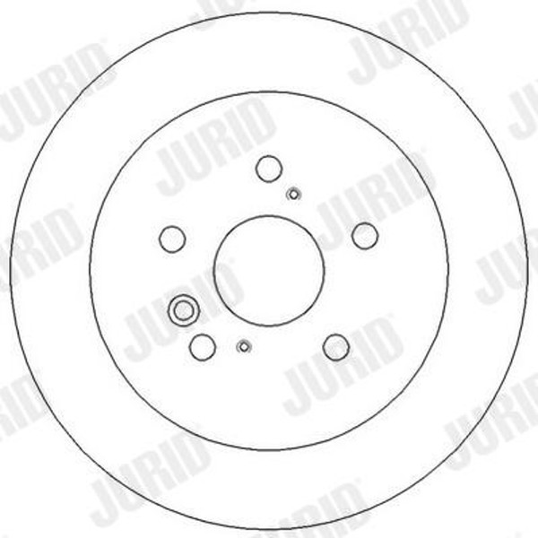 2X Bremsscheibe Coat+ Jurid 562276JC FüR Toyota JC Schachtel Avensis Liftback 2-image
