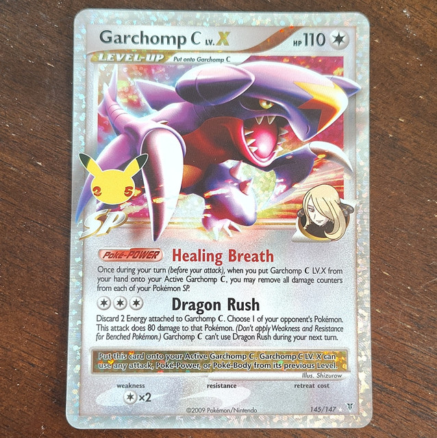 Pokemon Garchomp C LV.X 145/147 Supreme Victors Holo English
