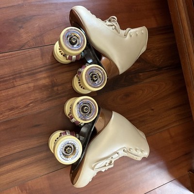 RISPORT GLADA BOOT SZ 21.0, HUDOR PLATE WITH GIOTTO WHEELS