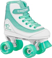 Youth Quad Roller Skates Adjustable Size Indoor Outdoor Fun For Kids Beginners