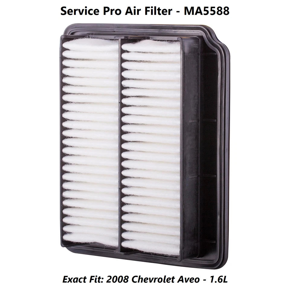 2008 Chevrolet Aveo 1.6L Complete Oil, Air & Cabin Filter Kit (5W-30) Foto 4 de 4