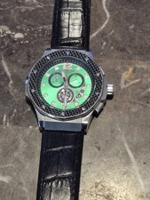 Stuhrling Original Sport Quartz Chronograph Rubber Strap Watch Quartz Swiss