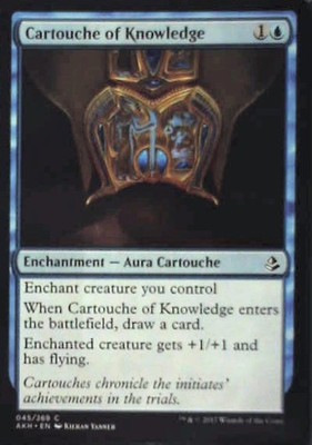 Cartouche of Knowledge - Amonkhet: #45, Magic: The Gathering Nm C259