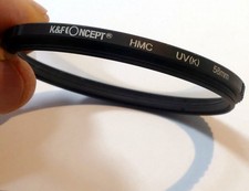 K F Concept UV-K HMC 58mm Filter MRC Multi-Coated ribbed rim