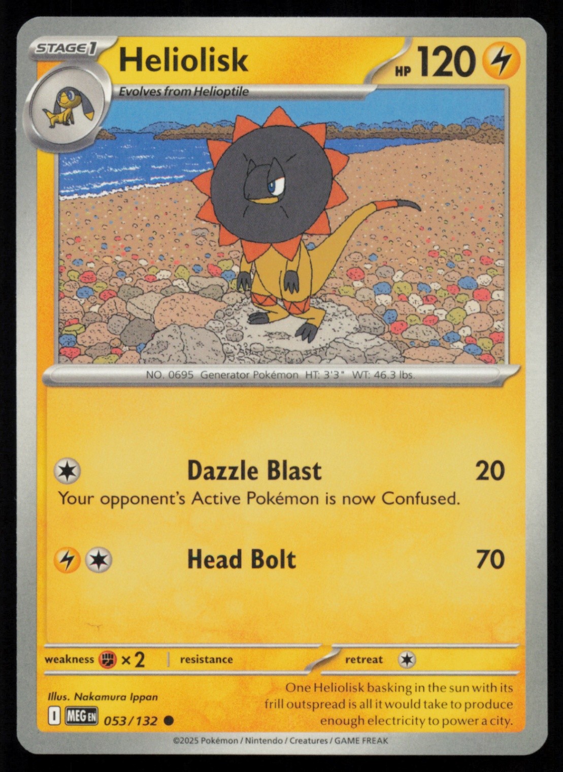 Heliolisk Common ME01: Mega Evolution 053/132 NM