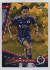 2024 Topps Chrome MLS Sapphire Edition Gold 42/50 Dylan Borrero #186 0vl1