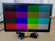 HP EliteDisplay E222 M1N96A LED Monitor 22" DP HDMI VGA Grade B SEE NOTES