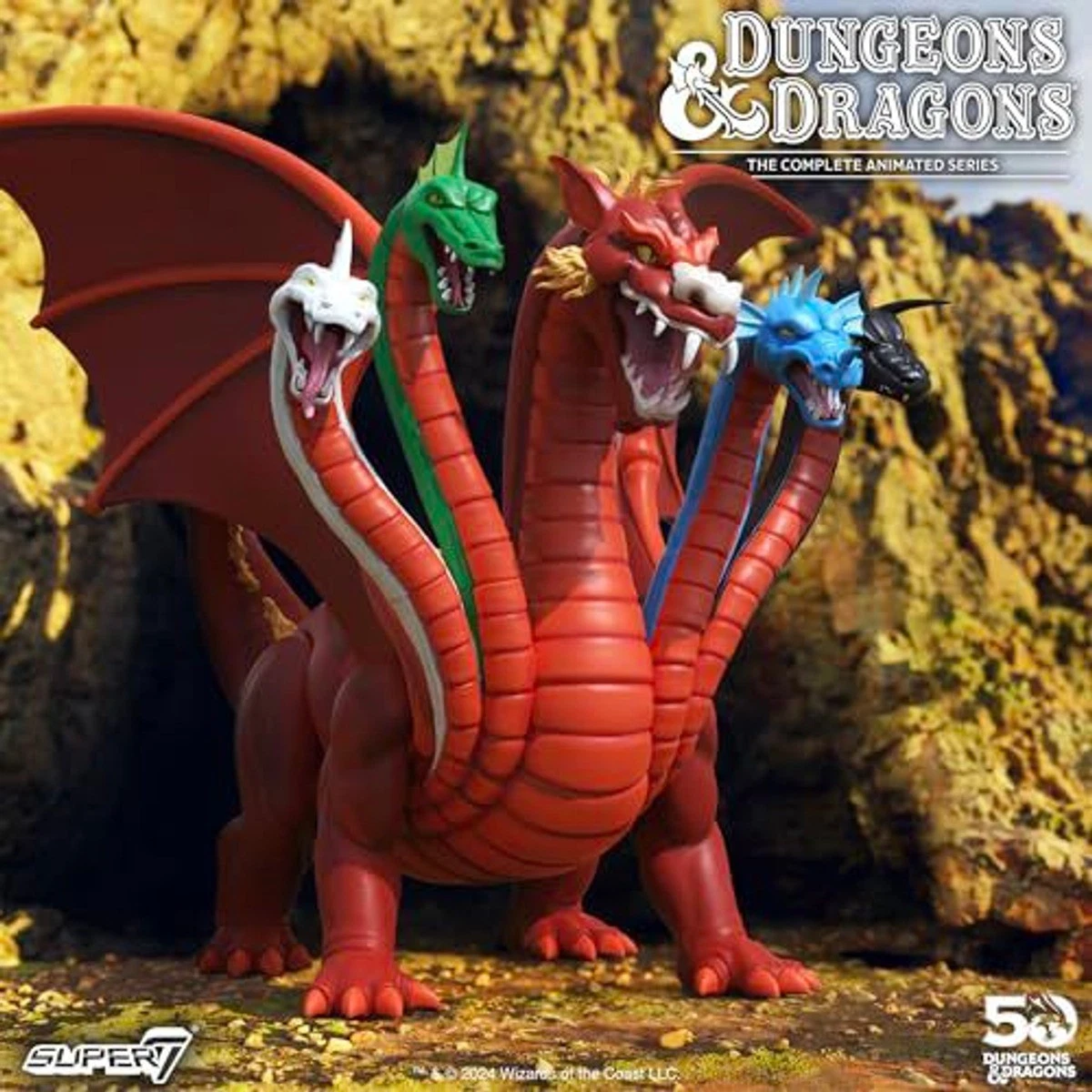 Super7 Dungeons & Dragons ULTIMATES! Tiamat Vinyl Action Figure New Sealed image 3