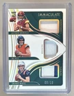 Bo Nix Drake Maye Jayden Daniels 2024 Panini Immaculate Gold Prime RC Patch /10