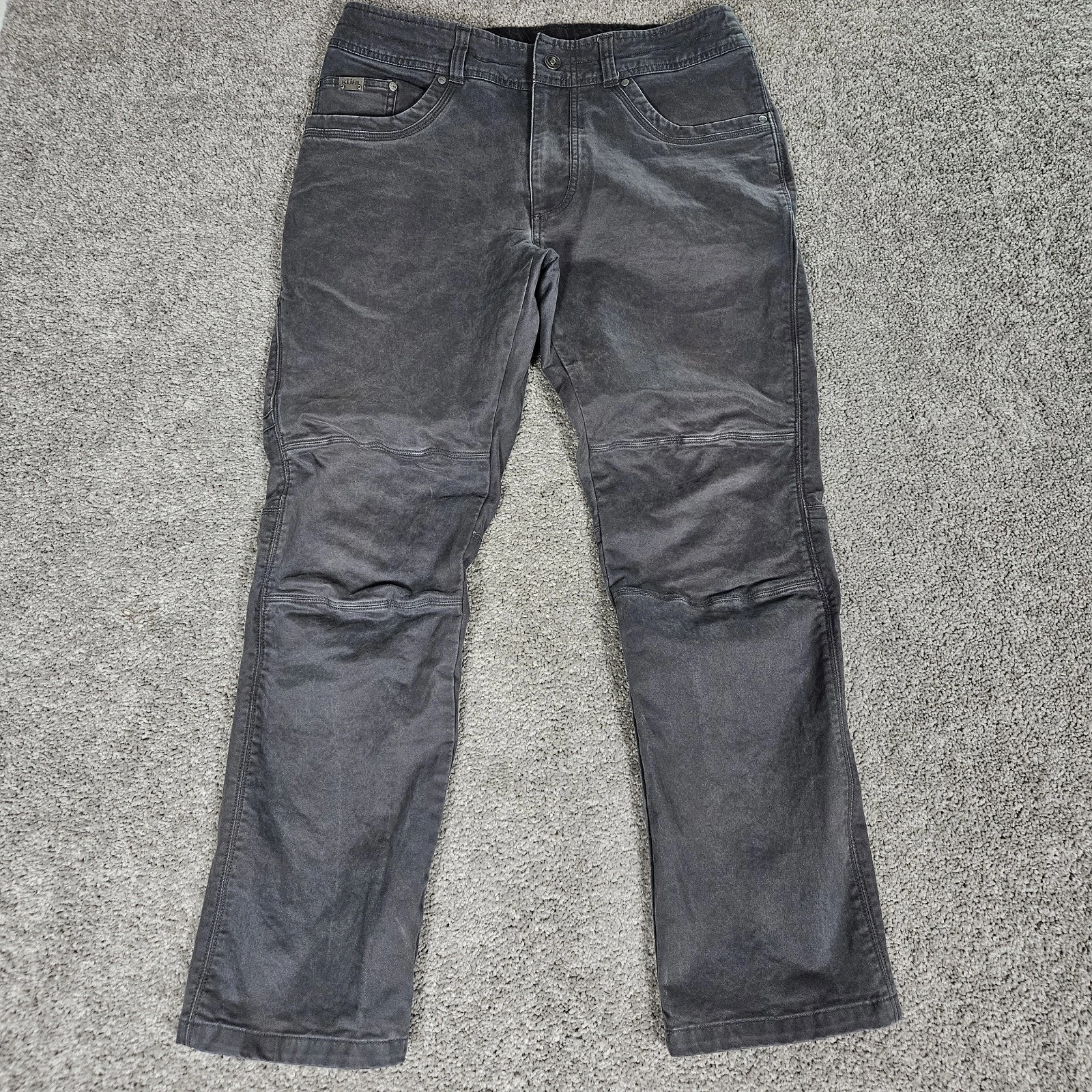 Kuhl Rebel Pants Men's 34X30 Gray Eurotwill Saddle Stitched Gorpcore Hiking Work