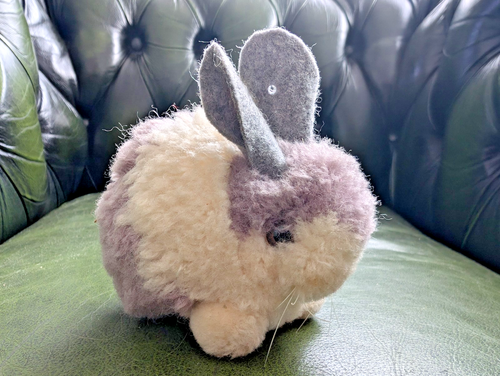 Steiff Rabbit Bunny Wool Toy Vintage 60s Steiff Animal Retro Plush Toy ...