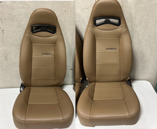 Blemished Corbeau Moab Spice Vinyl Reclining Back Racing Seats - Pair