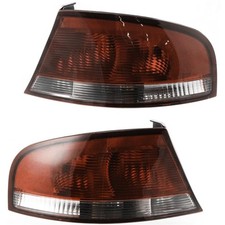 Tail Light 2pcs Left Right Clear Red Lens Bulbs for Chrysler Sebring 01-06