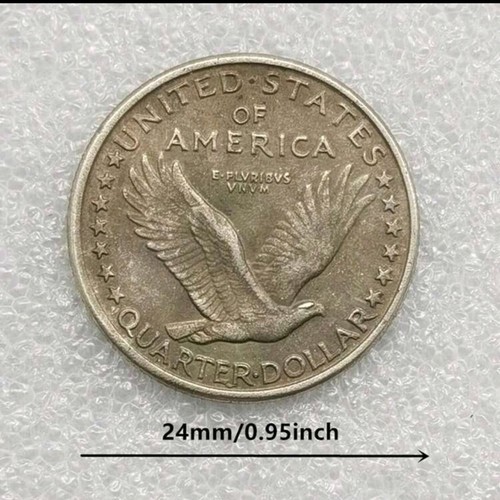 USA 1916-P Standing Liberty Quarter Dollar Album/Gap Filler Coin - Picture 2 of 5