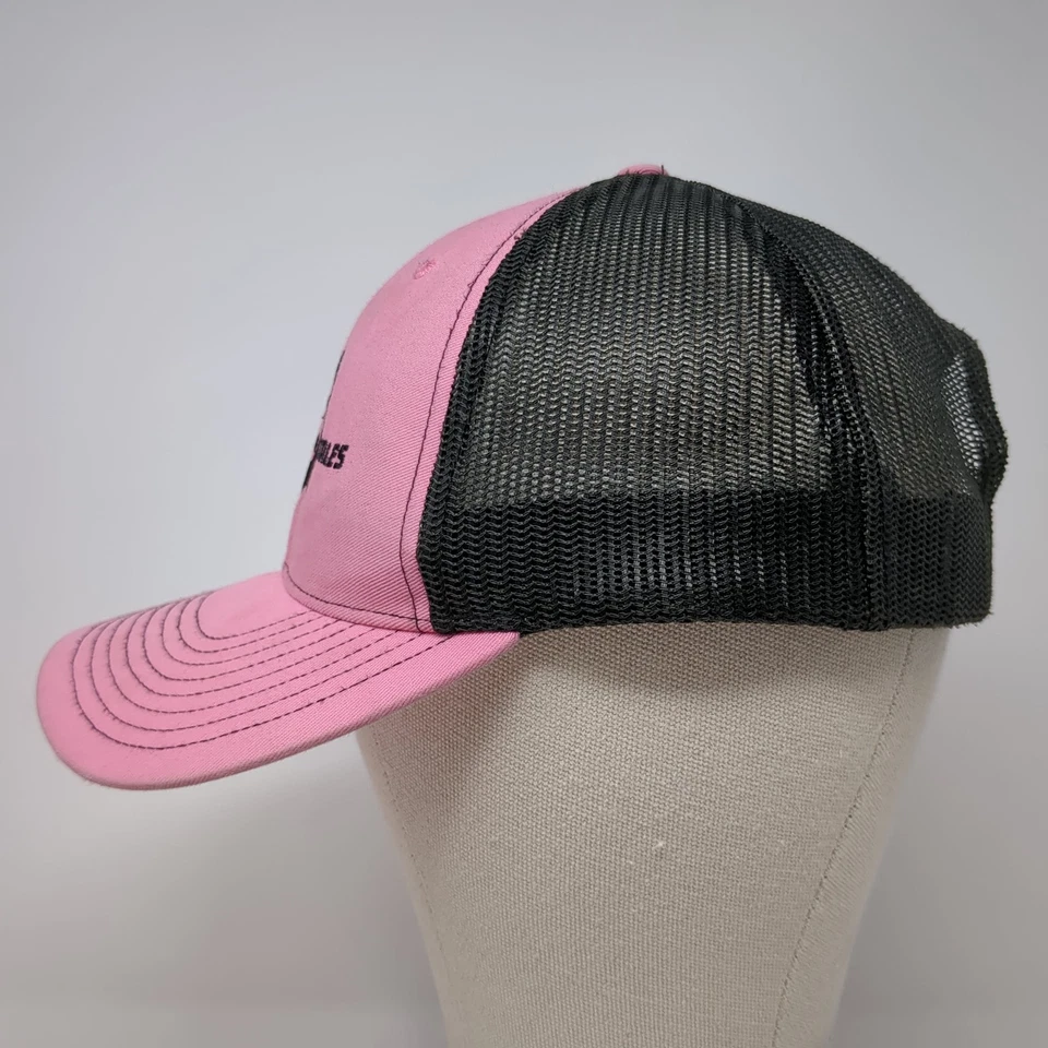 Sombrero de camionero Tines 'N Tales Snapback rosa talla única ajustable 6 paneles Richardson Foto 3 de 4