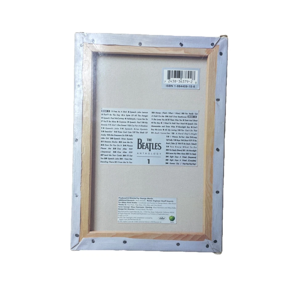 THE BEATLES Anthology 1  Big BOX 1995 CAPITOL RECORDS 2xCD VG+ - Image 2 of 4