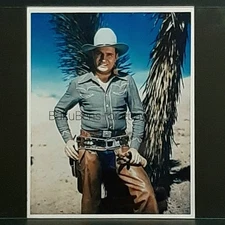 Vintage Glossy Color Photo of Gene Autry in Chaps from the Autry Museum 8x10