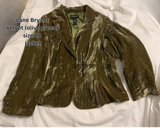 Lane Bryant Plus Size 20 Velvet Jacket Olive ...