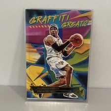 Panini Court Kings Allen Iverson 76ers #28 Graffiti Greats Insert Basketball