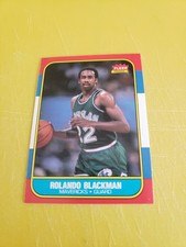 1986-87 Fleer - Rolando Blackman #11 Dallas Mavericks Sharp Corners