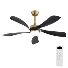 52-Inch Ceiling Fan with Light DC Reversible Motor Includes Remote Control