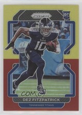 2021 Panini Prizm Rookie Red & Yellow Prizm 3/8 Dez Fitzpatrick #366 h3a