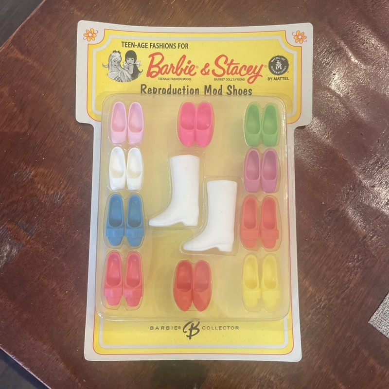 "Barbie & Stacey REPRODUCTION MOD SHOES" Collector Giftset_J0961_NRFB
