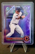 2022 Bowman Prospect 1st Chrome Chase Delauter #BDC-49 Purple Refractor /250 RC