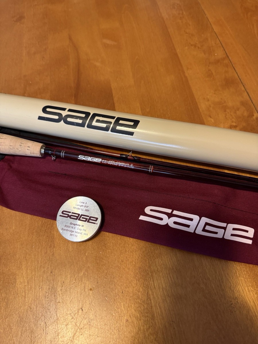 【希少】Sage Graphite Ⅲ　Model 389LL #3 Sage Graphite Ⅲ Model 389LL #3 Fly Rod USED F/S | eBay