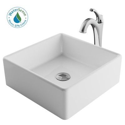 Kraus C-KCV-120-1200 Elavo and Arlo 15'' Vitreous China Vessel