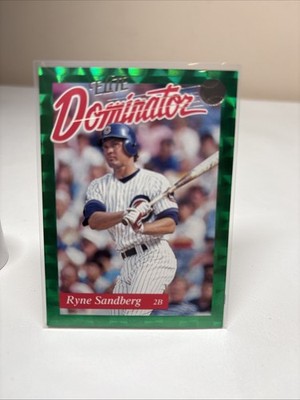 RYNE SANDBERG 1993 Donruss Elite Dominator #1 Serial # d /5000 Chicago Cubs