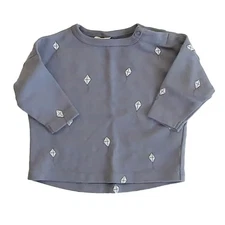Rylee + Cru Long Sleeve Tee Kites Baby Top 0-3 Months Soft Cotton Shirt